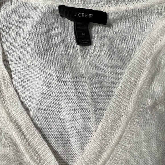 🌸👚🧣JCrew Womens medium V-Neck sweater - Picture 2 of 4